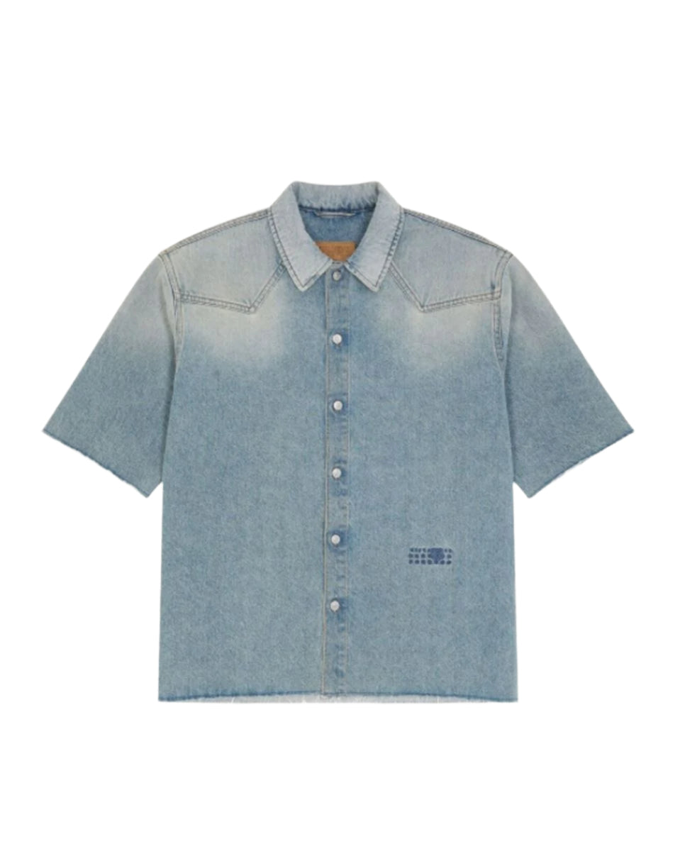 DENIM SHORT SLEEVE SHIRT - MM6 - Verso