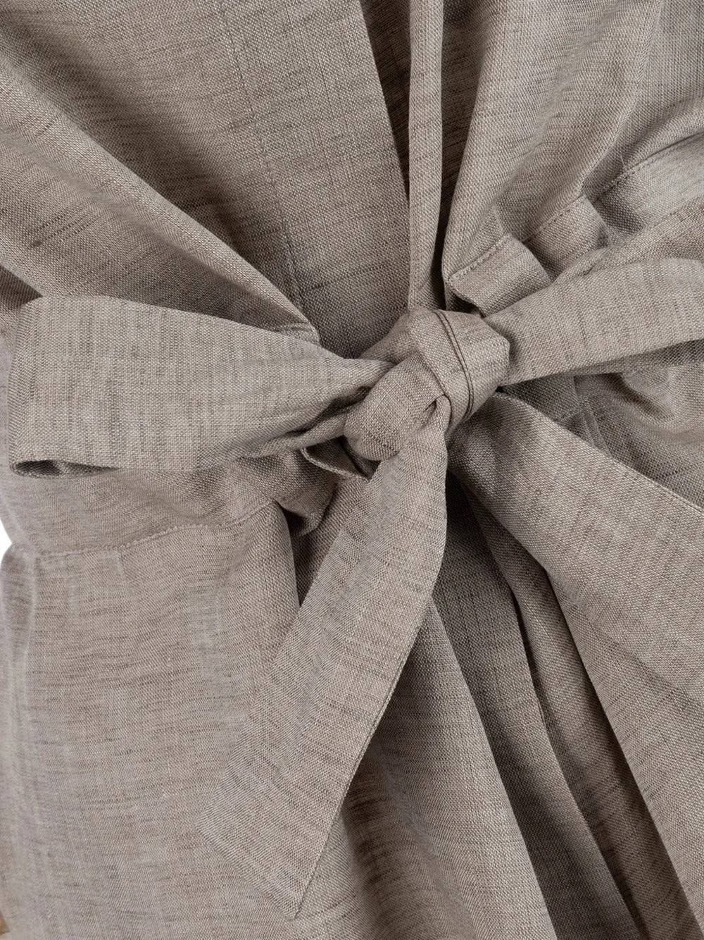 Abiti Belted-detail Midi Dress-FABIANA FILIPPI-Verso