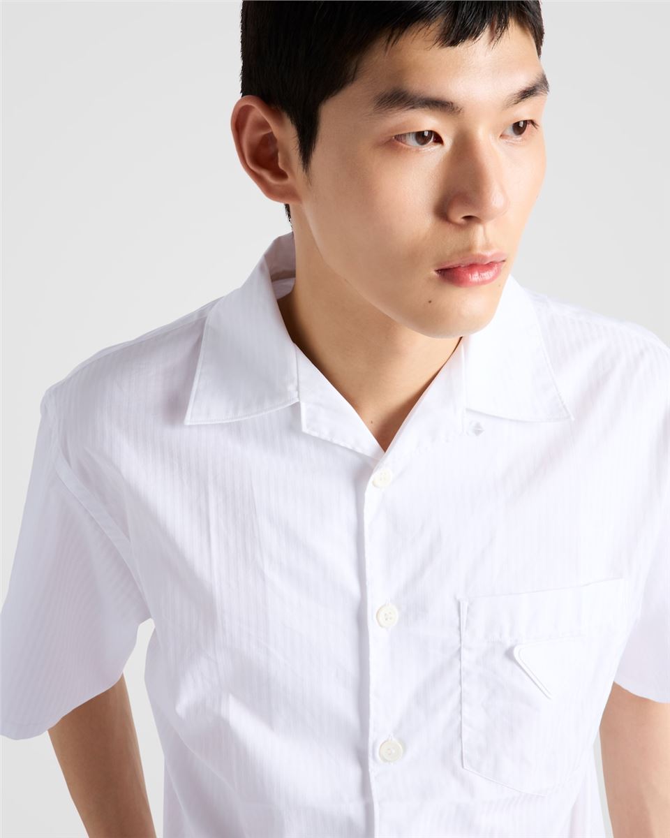 COTTON BOWLING SHIRT - PRADA - Verso