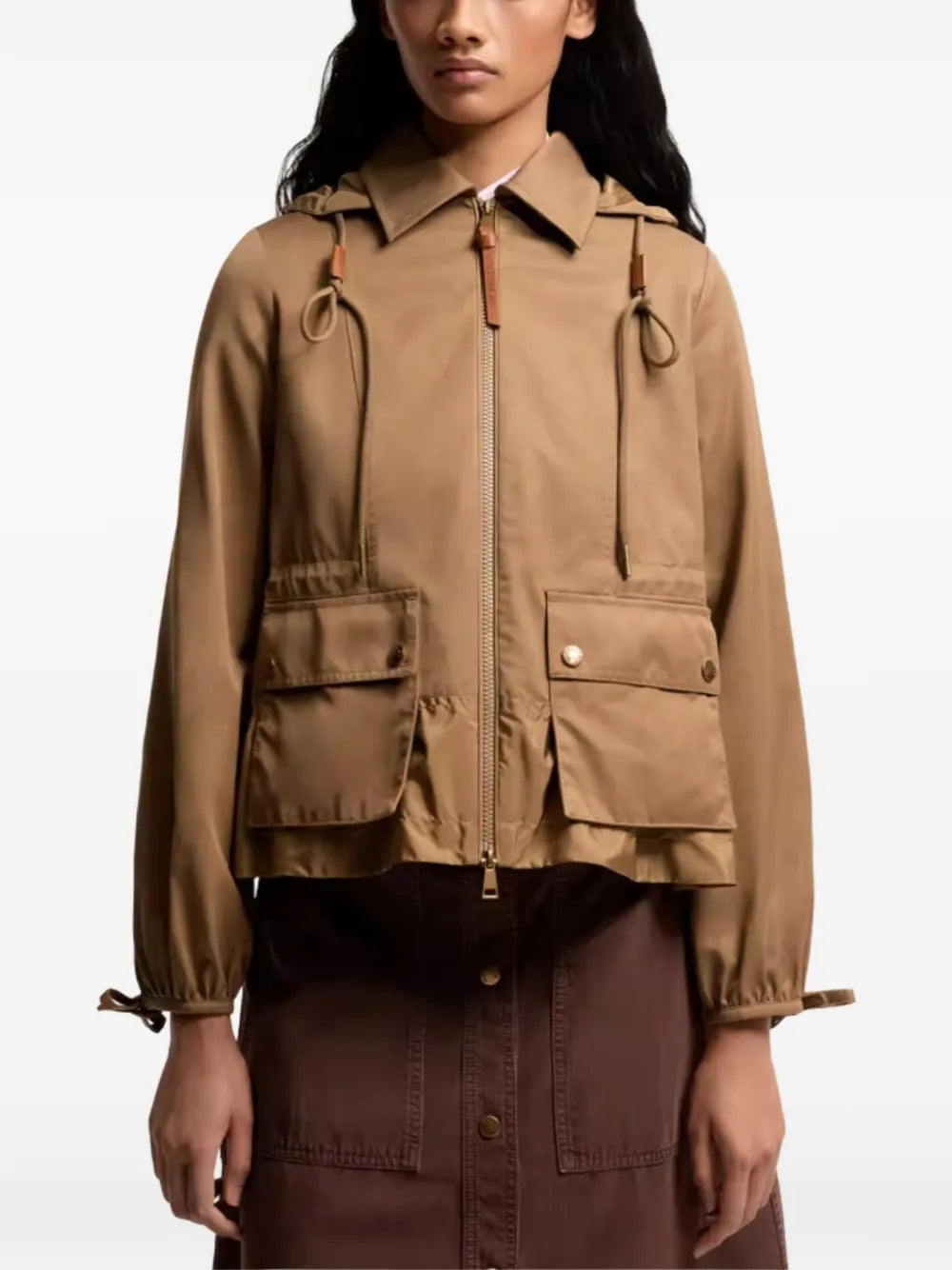 Adenium hooded patch-pocket jacket-MONCLER-Verso