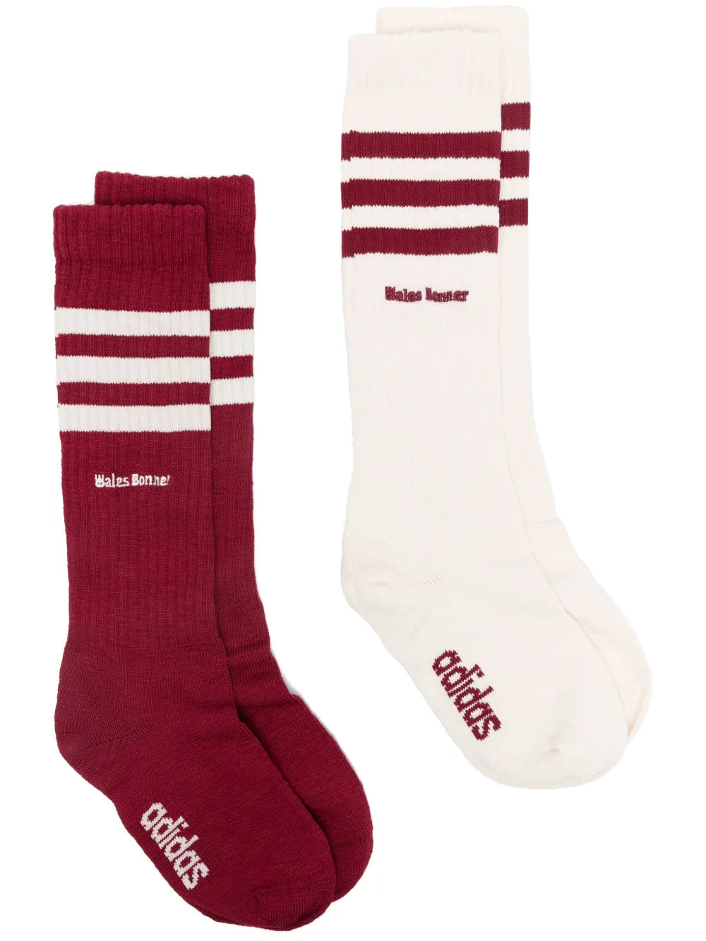 Adidas logo-embroidered socks (pack of two)-ADIDAS ORIGINALS-Verso