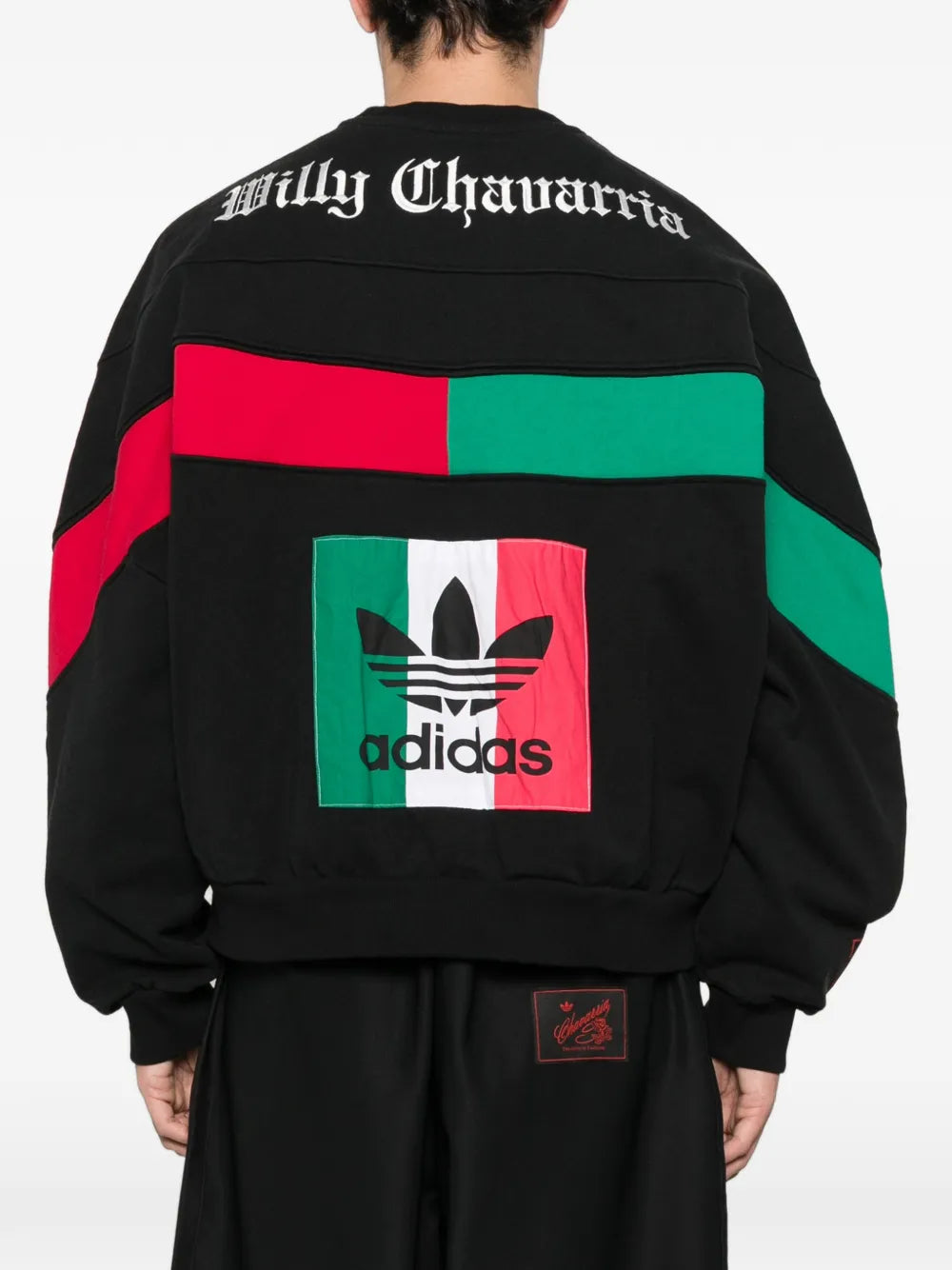 Adidas x willy chavarria eagle-graphic crew-neck sweatshirt-ADIDAS ORIGINALS-Verso