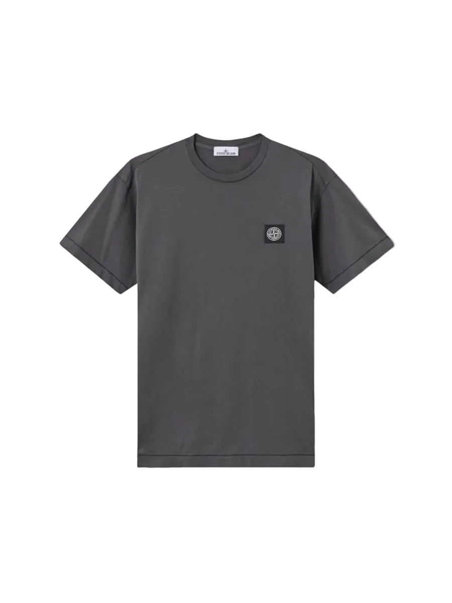 Slim-fit t-shirt with compass patch-STONE ISLAND-311432-XS-Verso