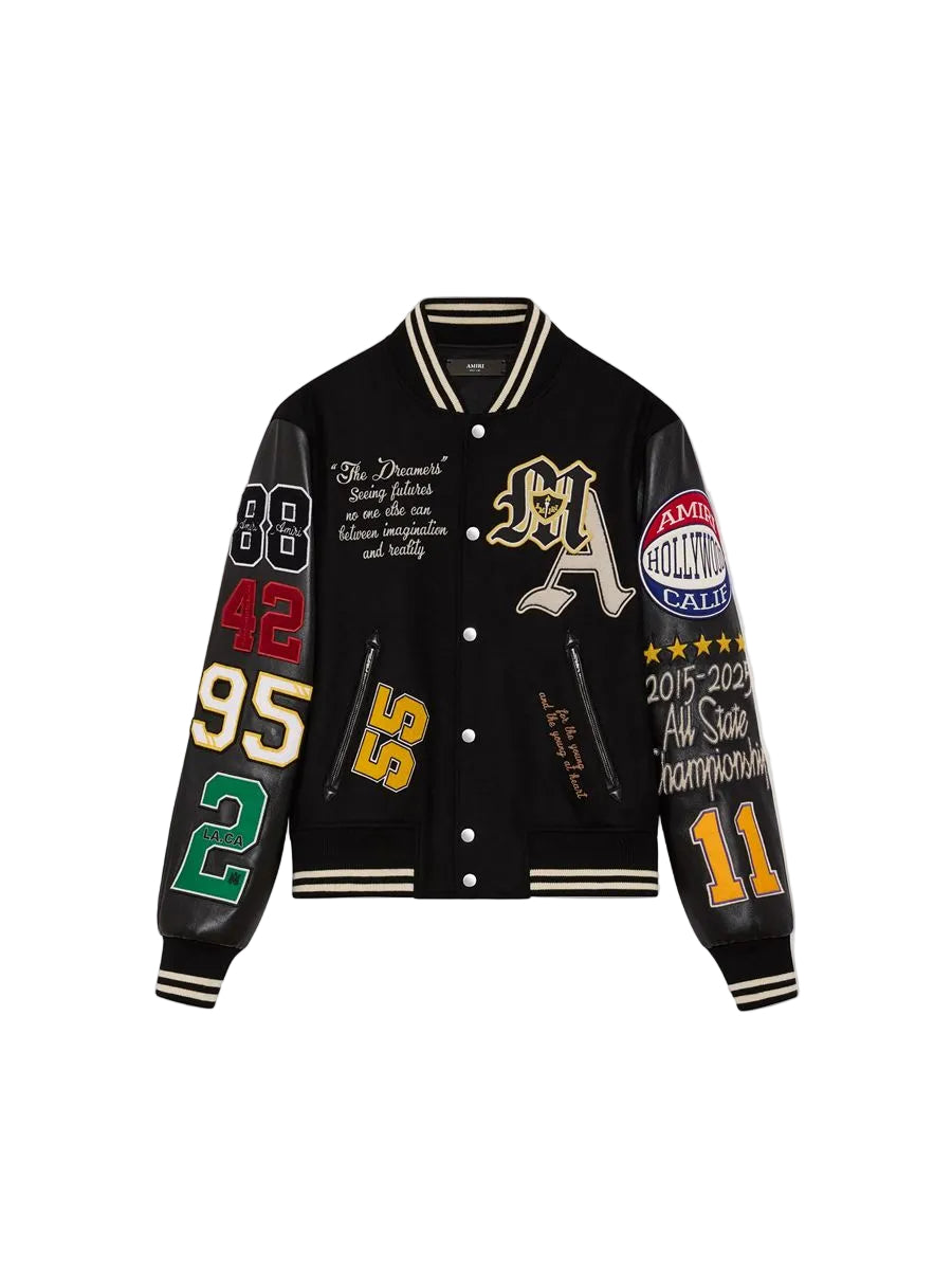 Varsity patch jacket