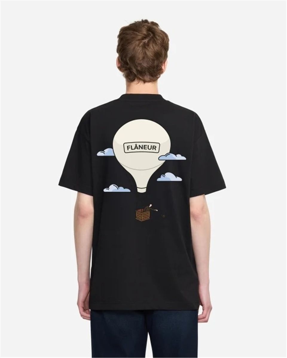 Aéronautique t-shirt-FLÂNEUR-Verso