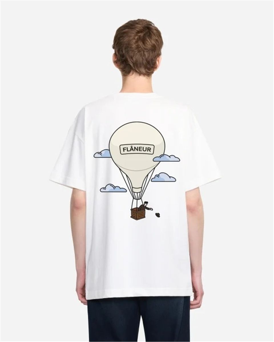 Aéronautique t-shirt-FLÂNEUR-Verso