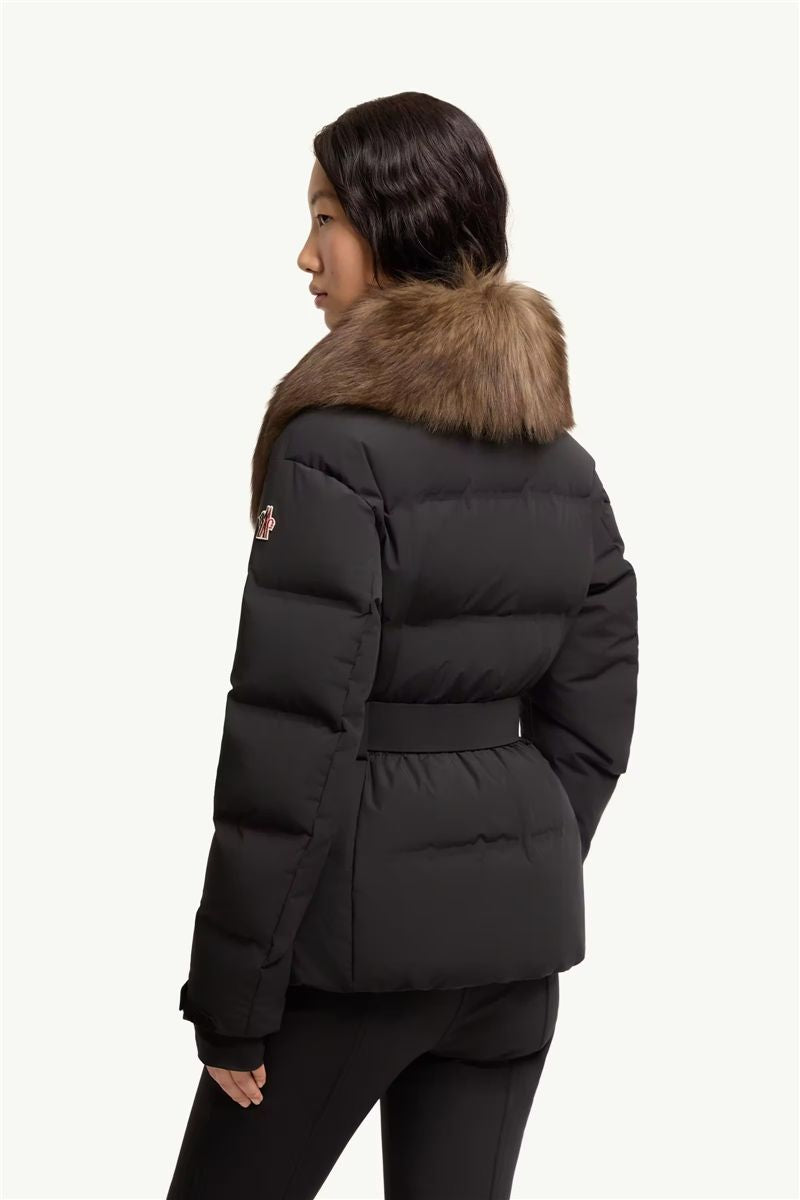 Sioule Shearling-Trimmed Insulated Ski Jacket-MONCLER-Verso