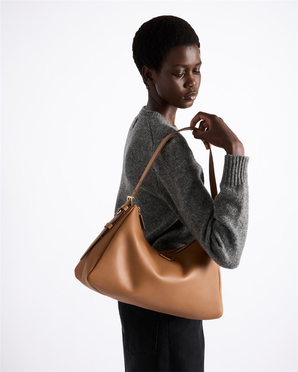 aimée large leather shoulder bag-PRADA-Verso