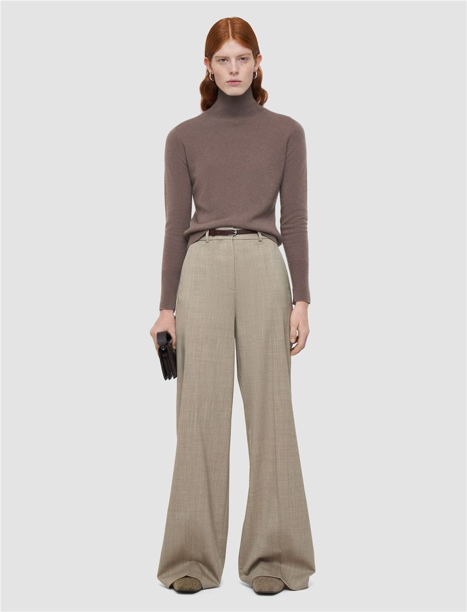 ALANA MELANGE WOOL TROUSERS-JOSEPH-Verso