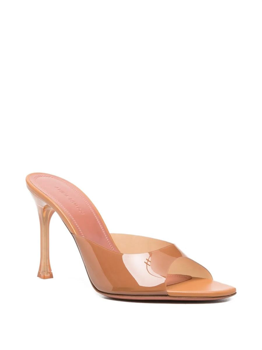 Alexa Glass Slipper 95 Transparent Pvc-AMINA MUADDI-Verso
