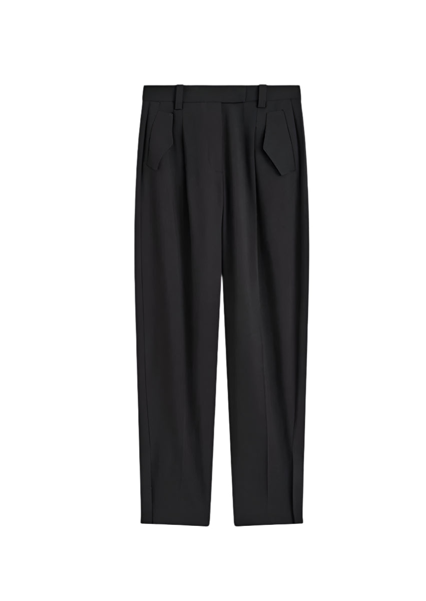 ALEXIS FLUID TWILL WOOL TROUSERS - JOSEPH - Verso