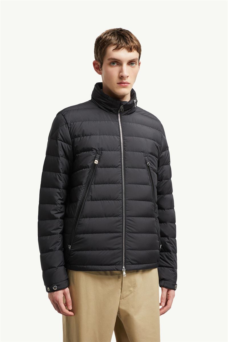alfit hooded short down jacket-MONCLER-Verso