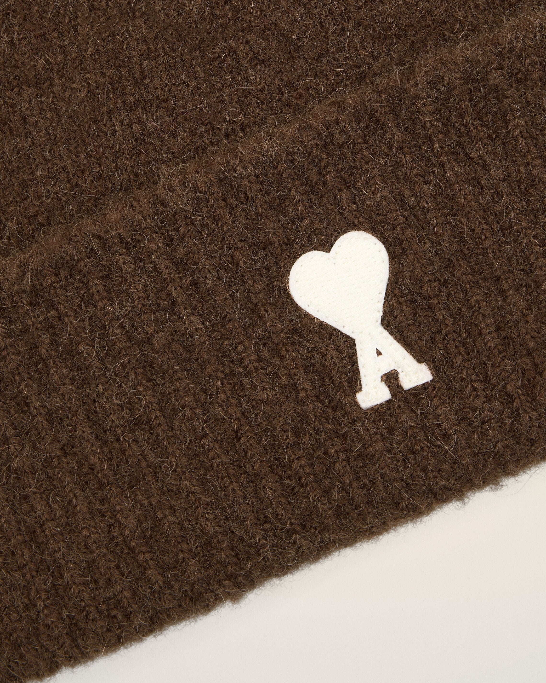Alpaca beanie with ami de coeur-AMI-Verso