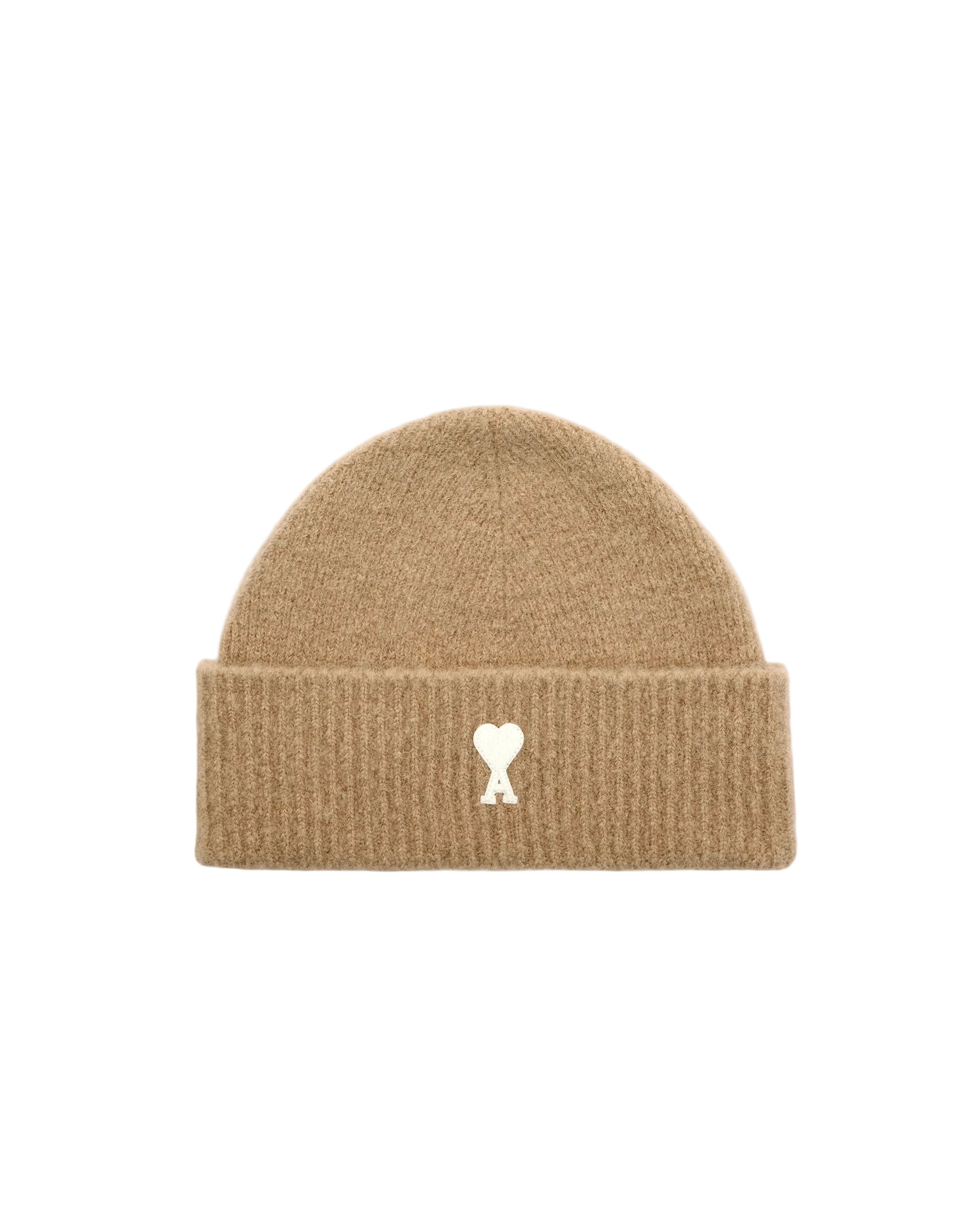 Alpaca beanie with ami de coeur-AMI-Verso