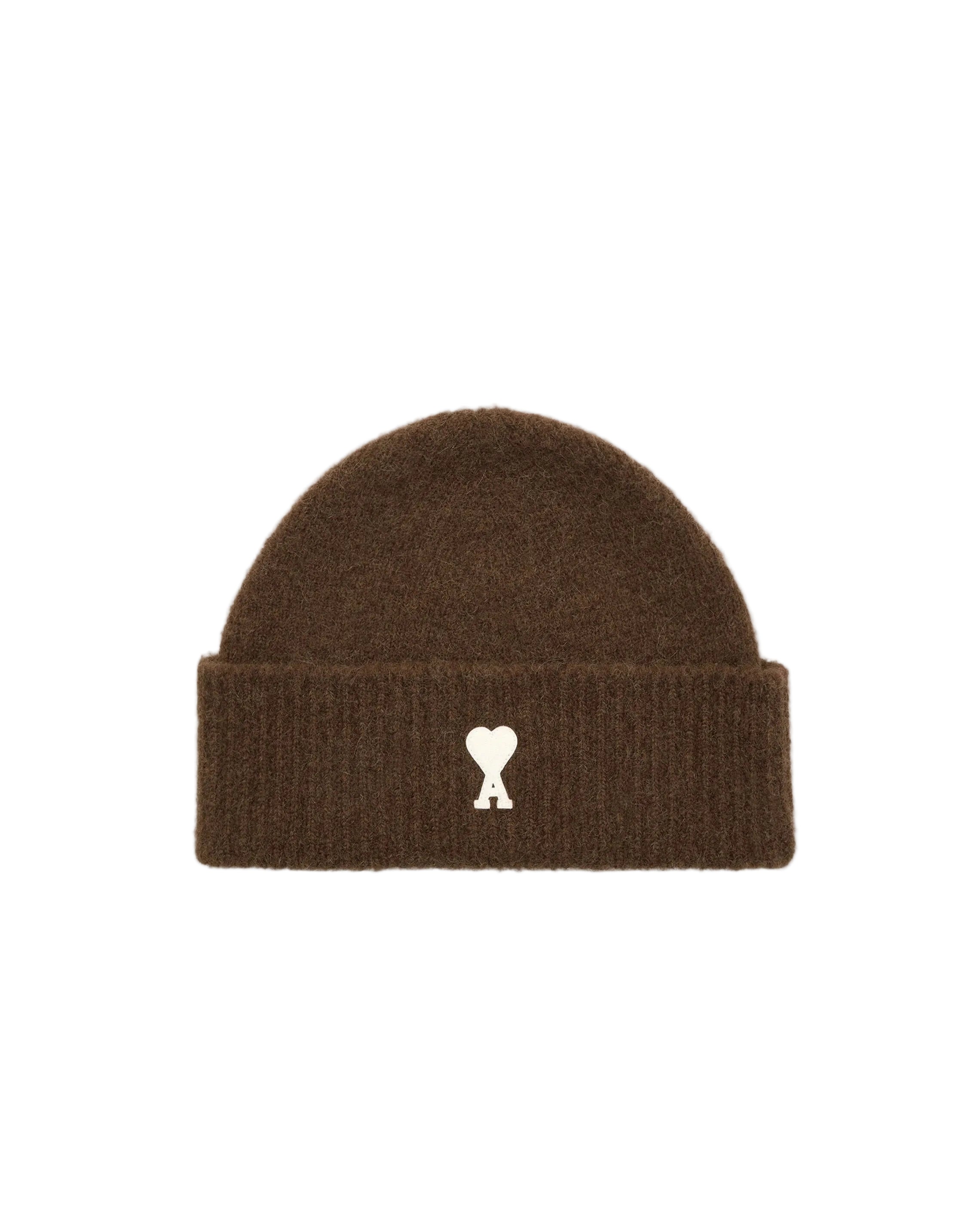 Alpaca beanie with ami de coeur-AMI-Verso
