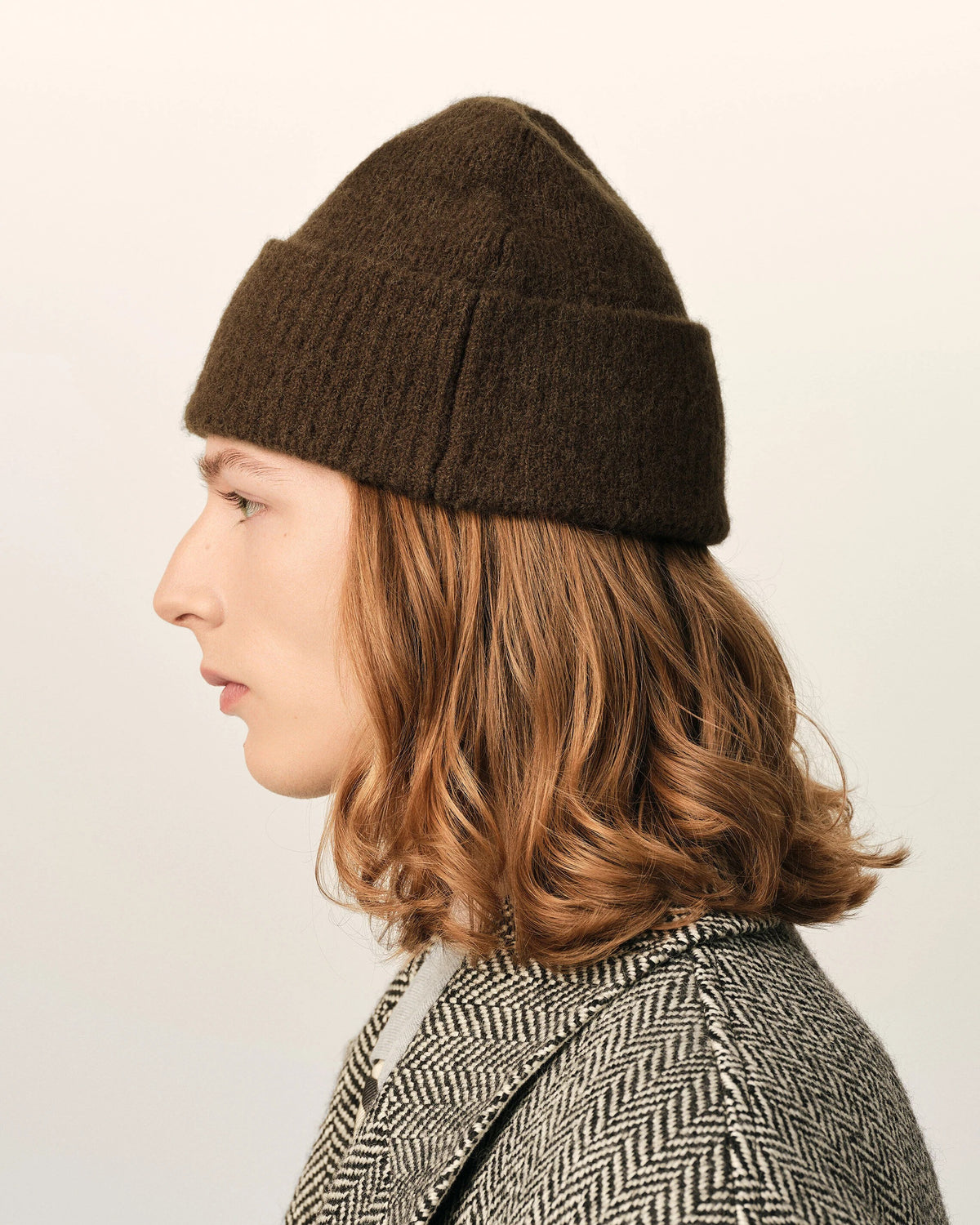 Alpaca beanie with ami de coeur-AMI-Verso
