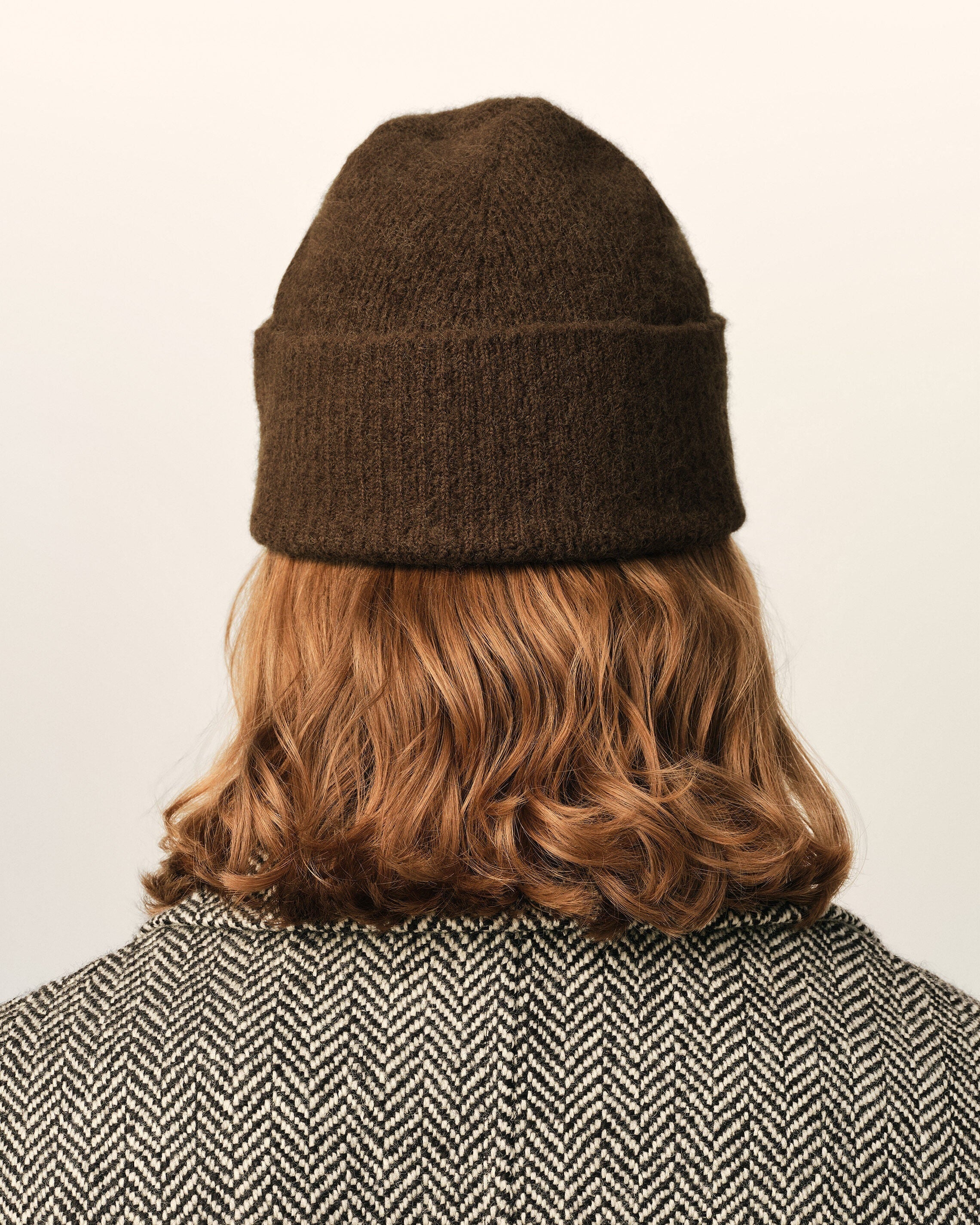 Alpaca beanie with ami de coeur-AMI-Verso