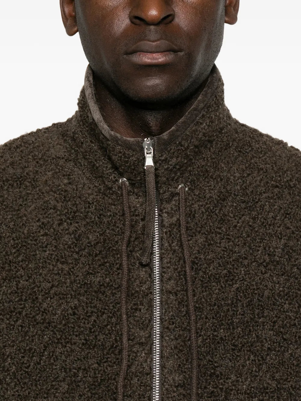Amaranto fleece zip-up gilet-AMARÁNTO-Verso