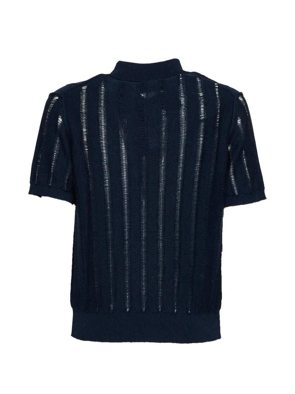 Amaranto knitted polo-AMARÁNTO-Verso