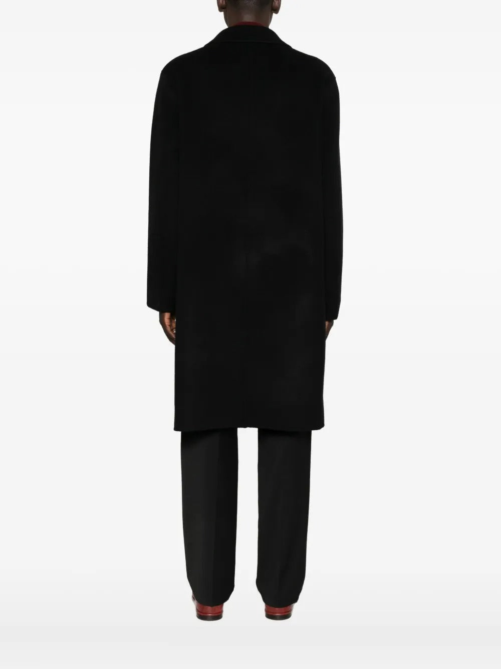 Amaránto single-breasted coat-AMARANTO-Verso