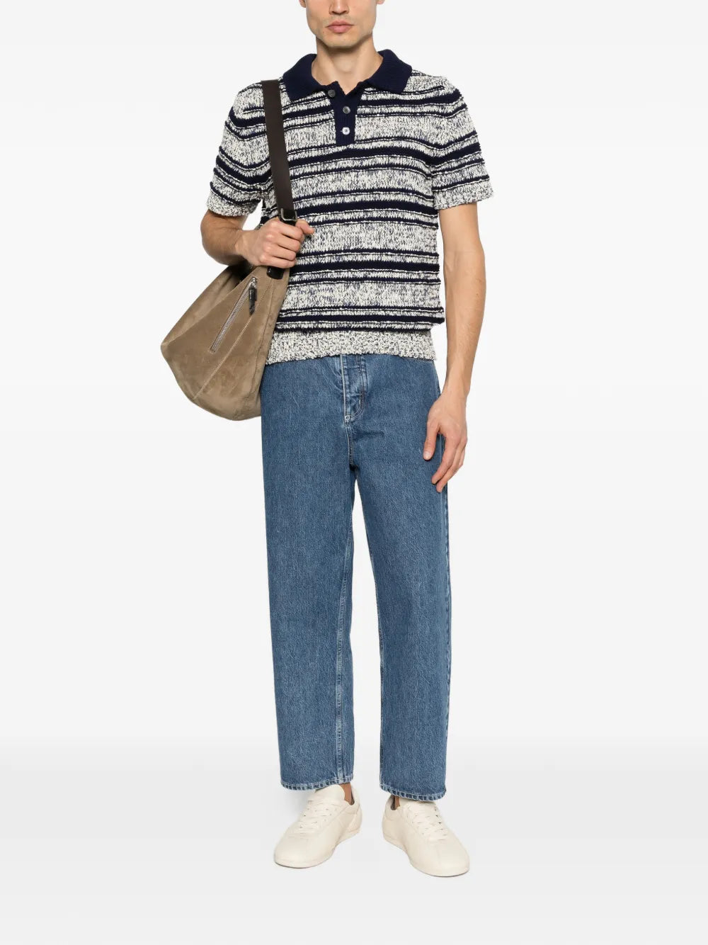 Amaranto striped button knitwear-AMARÁNTO-Verso