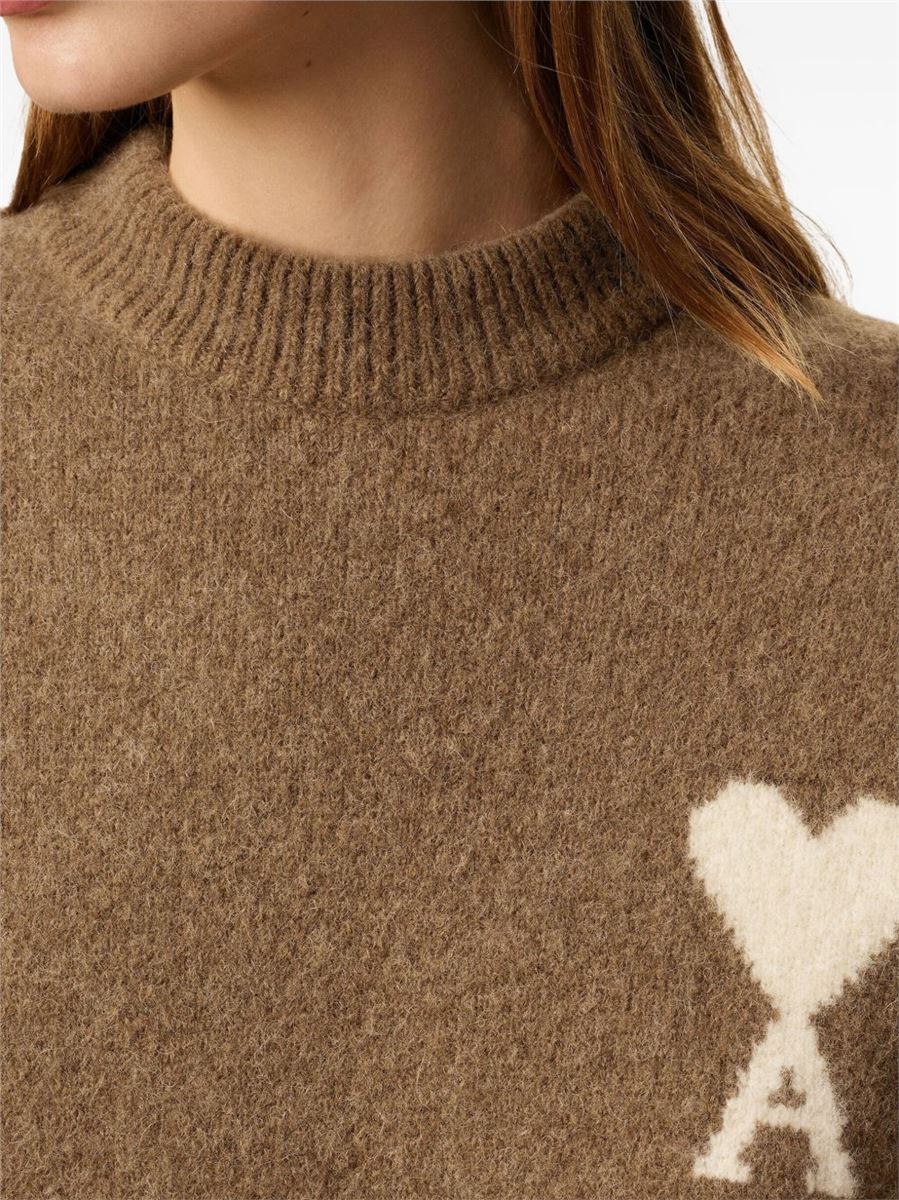 Ami de coeur crew-neck sweater-AMI-Verso