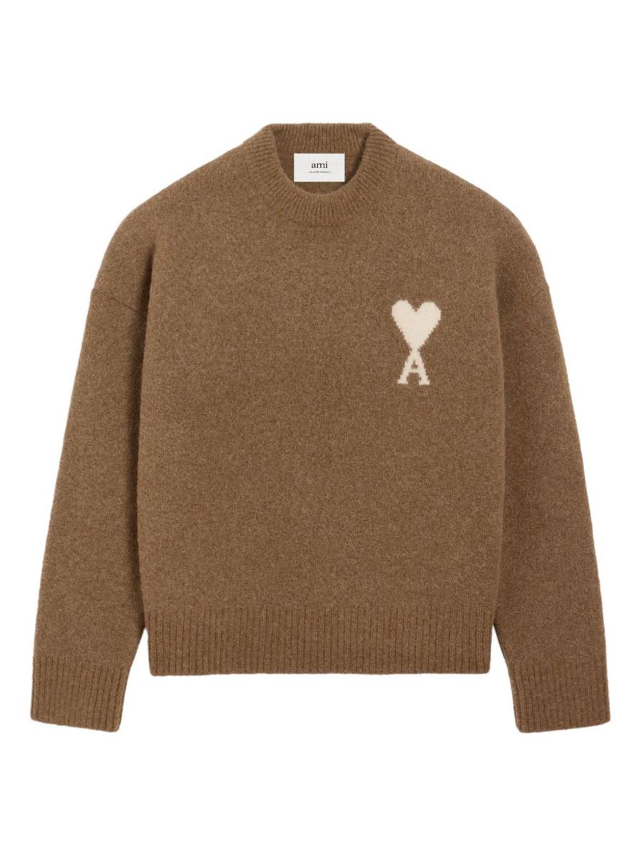 Ami de coeur crew-neck sweater-AMI-Verso