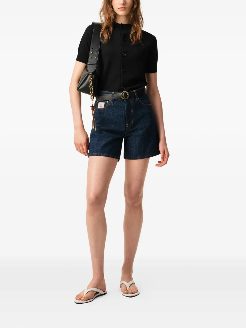 De coeur short-sleeves cardigan-AMI-Verso