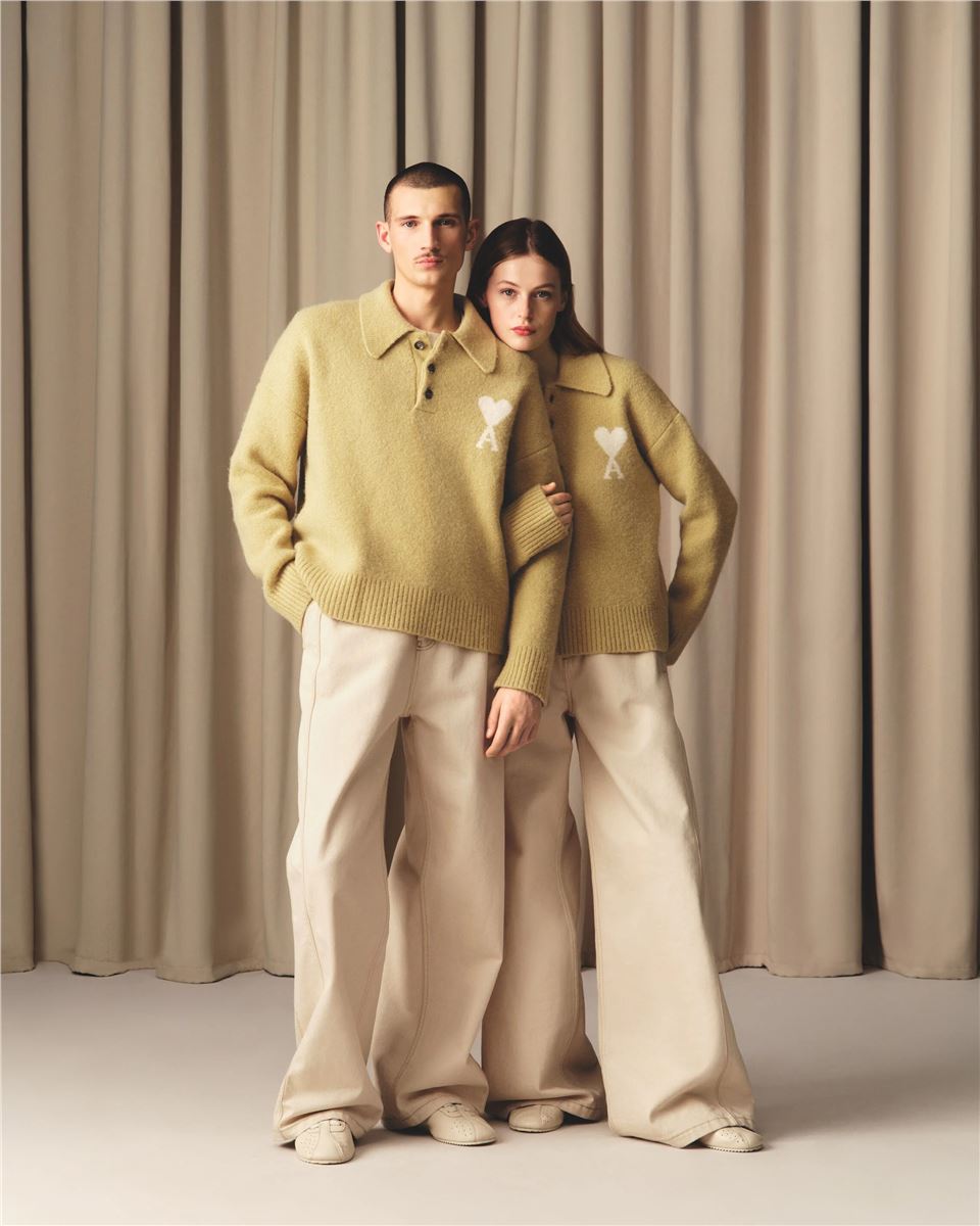 Ami Paris Heart-logo Polo-AMI-Verso