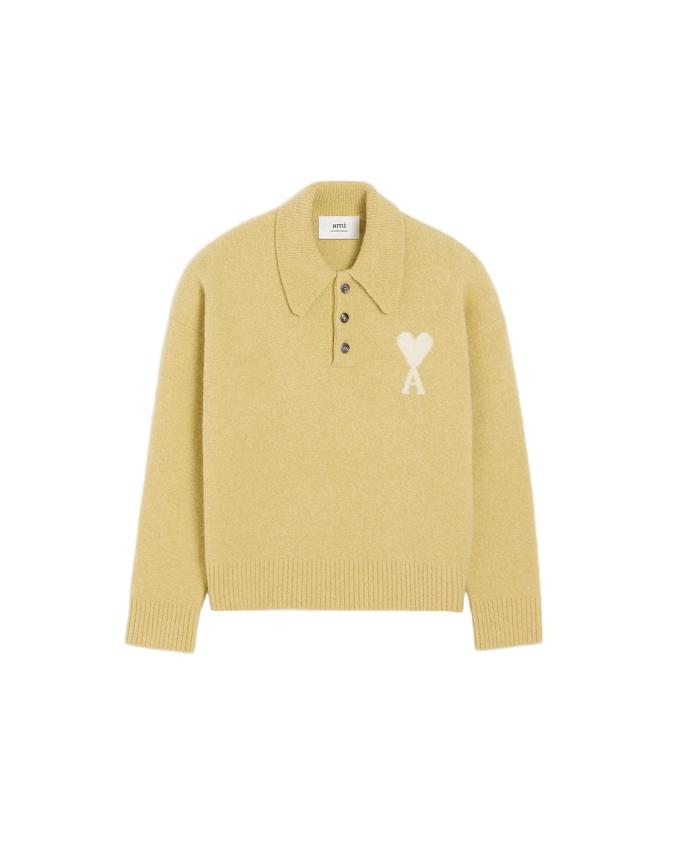 Ami Paris Heart-logo Polo-AMI-Verso