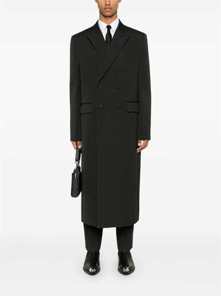 ANCORA EMBROIDERED WOOL COAT GUCCI