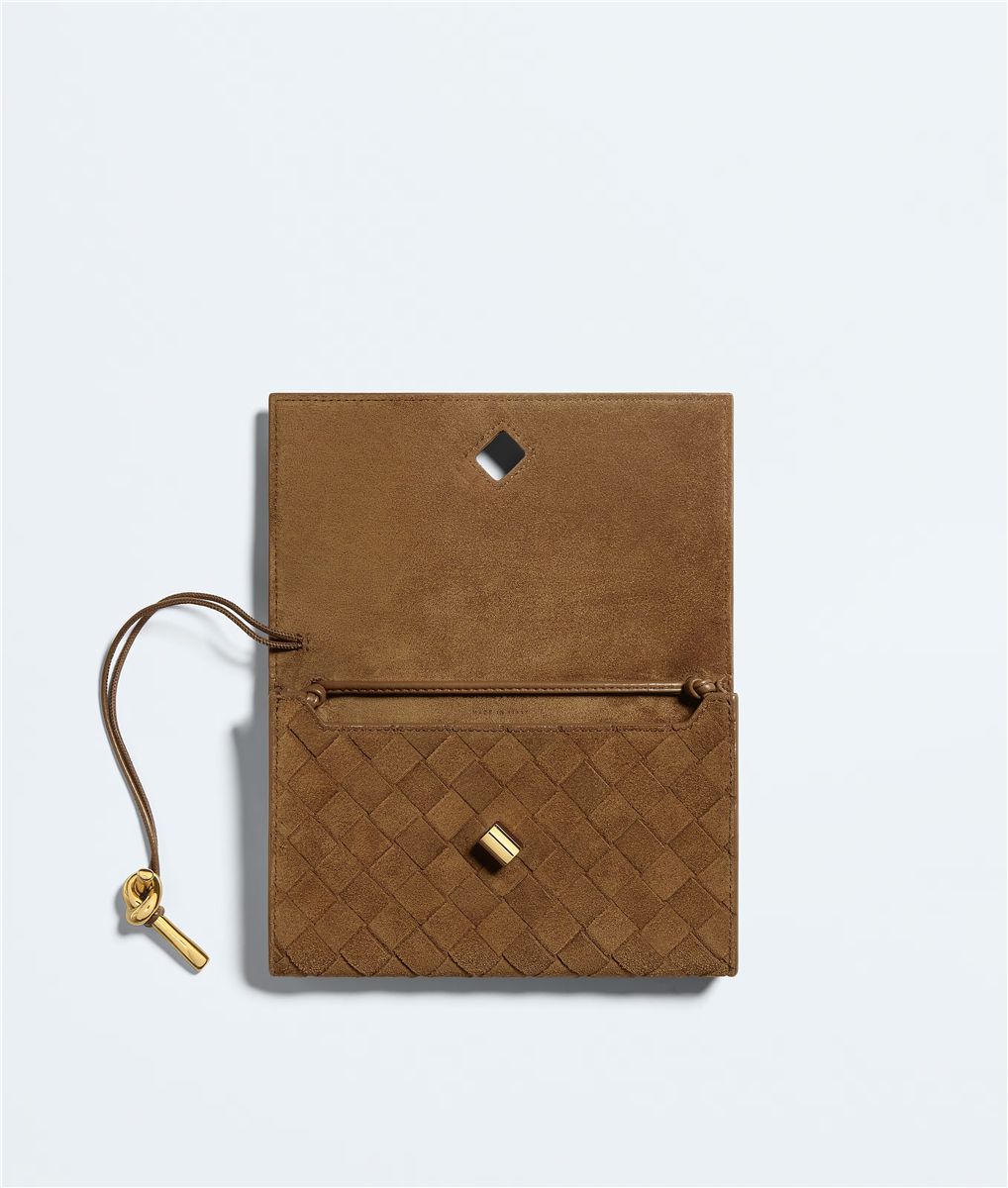 Andiamo pouch on strap-BOTTEGA VENETA-Verso