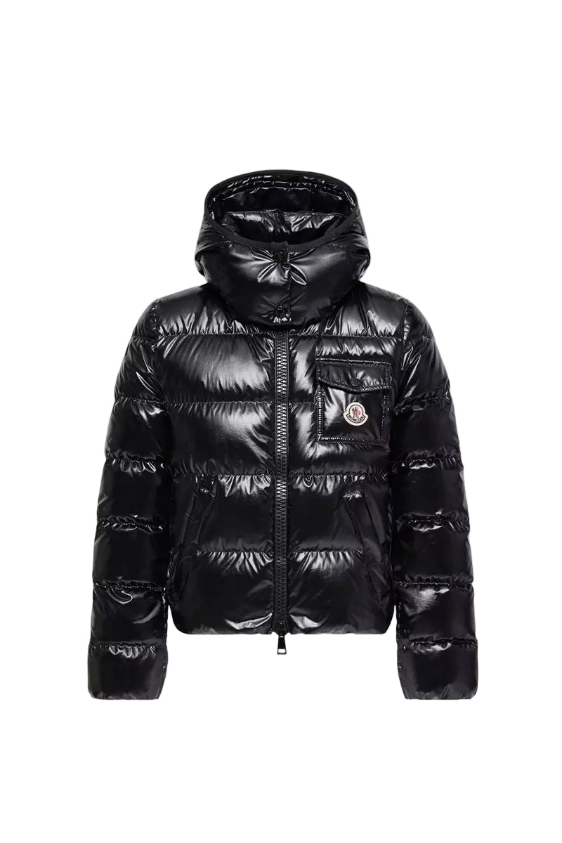 Andro hooded short down jacket-MONCLER-Verso