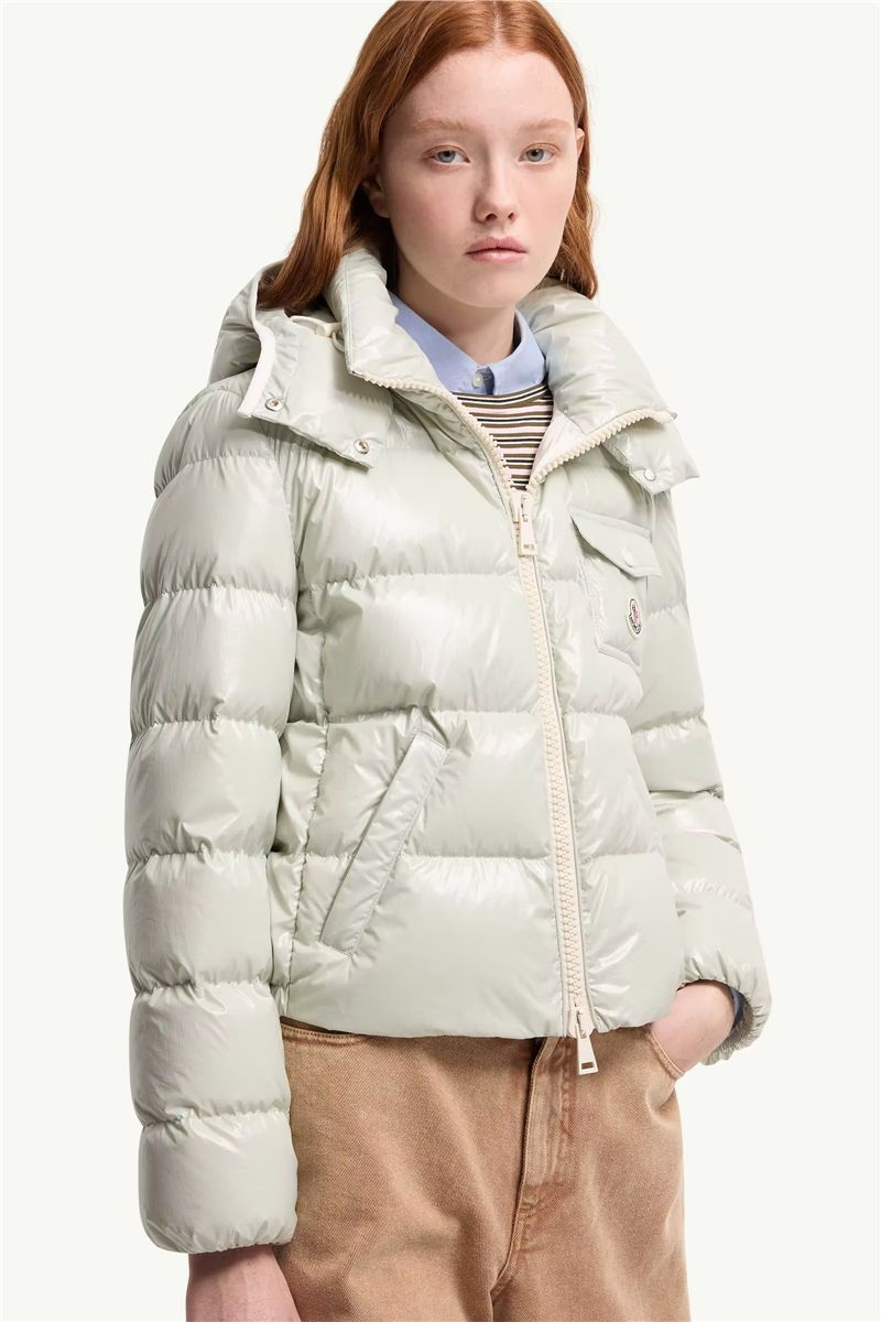 Andro hooded short down jacket-MONCLER-Verso