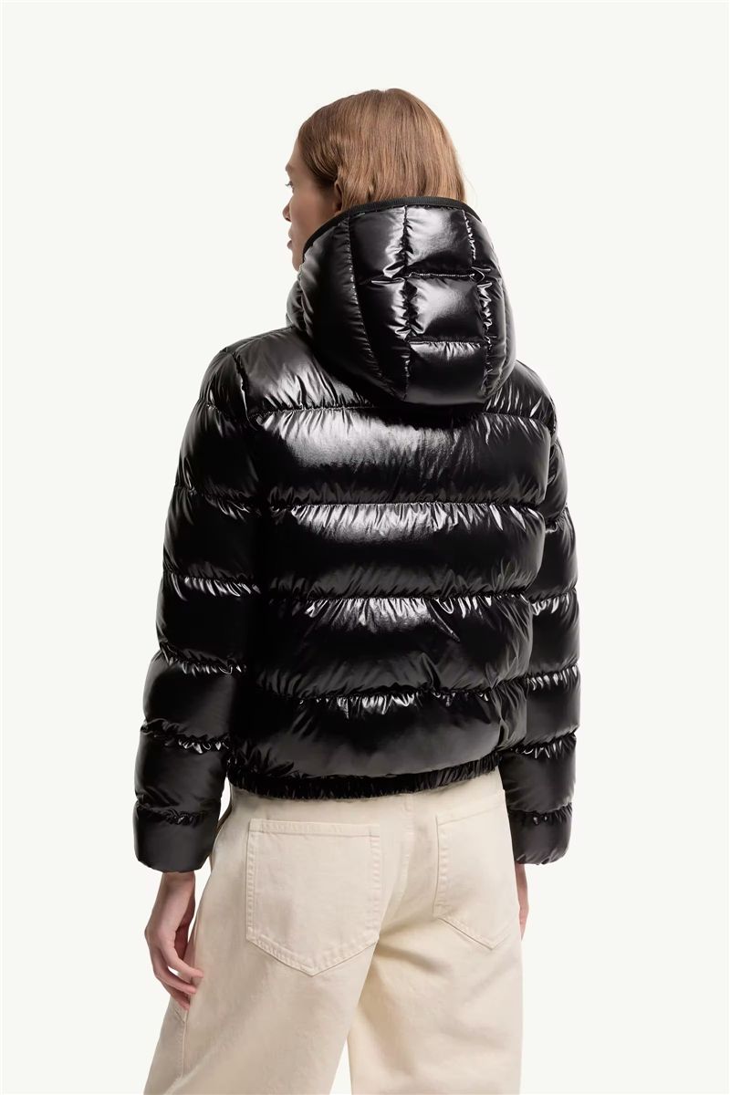 Andro hooded short down jacket-MONCLER-Verso