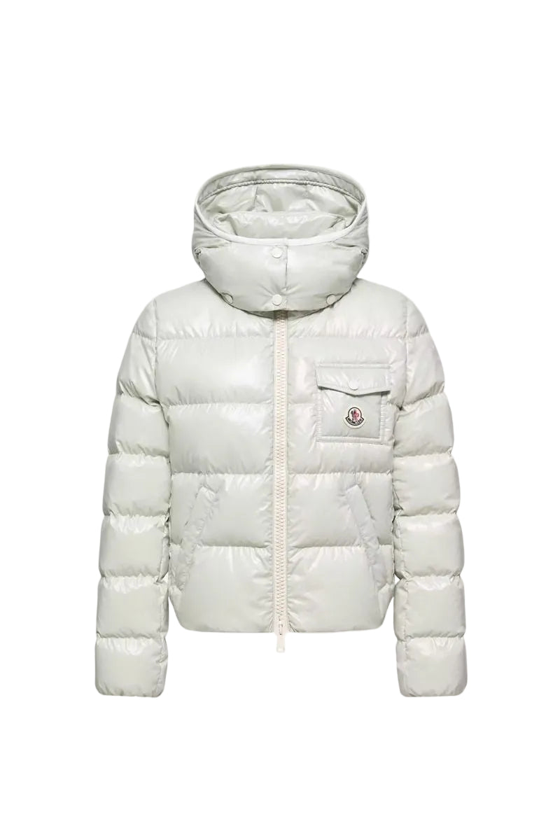 Andro hooded short down jacket-MONCLER-Verso
