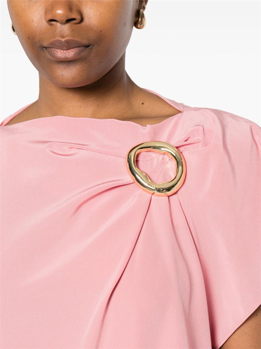 Anika ring-detail mini dress-JOSEPH-Verso
