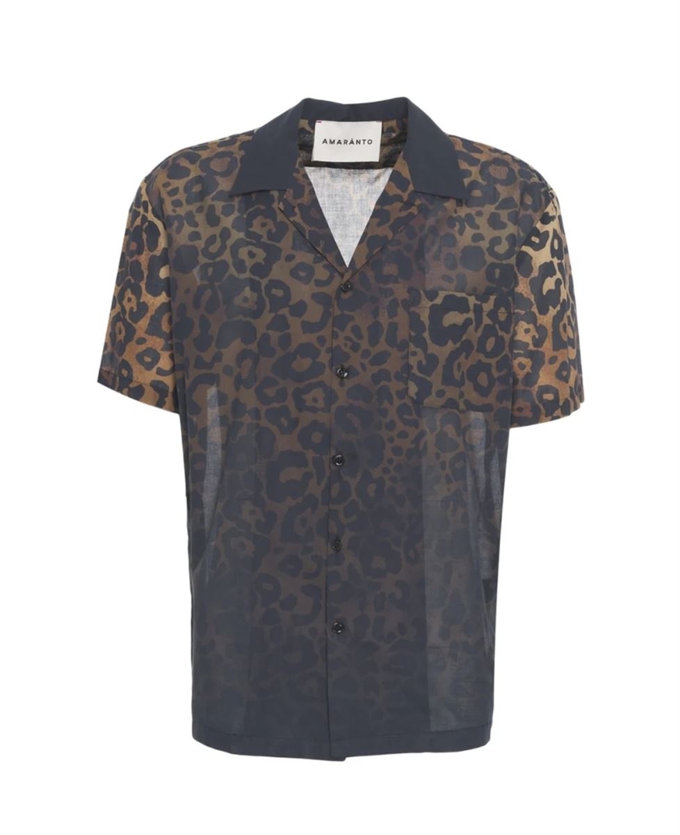 ANIMAL PRINT SHIRT - AMARANTO - Verso