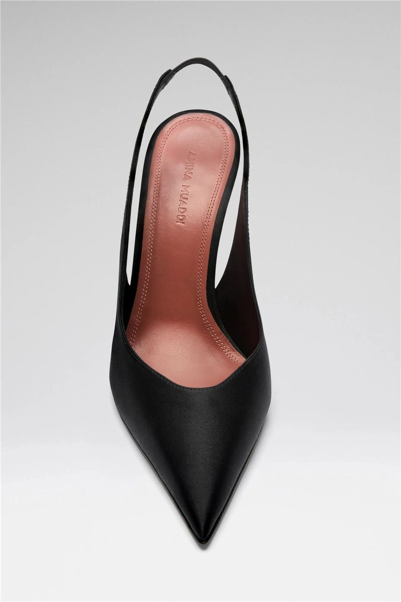 Anok sling 105 black satin-AMINA MUADDI-Verso
