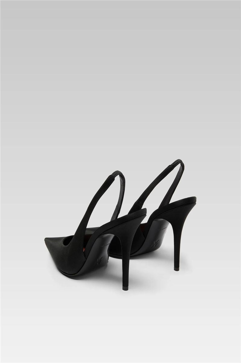 Anok sling 105 black satin-AMINA MUADDI-Verso