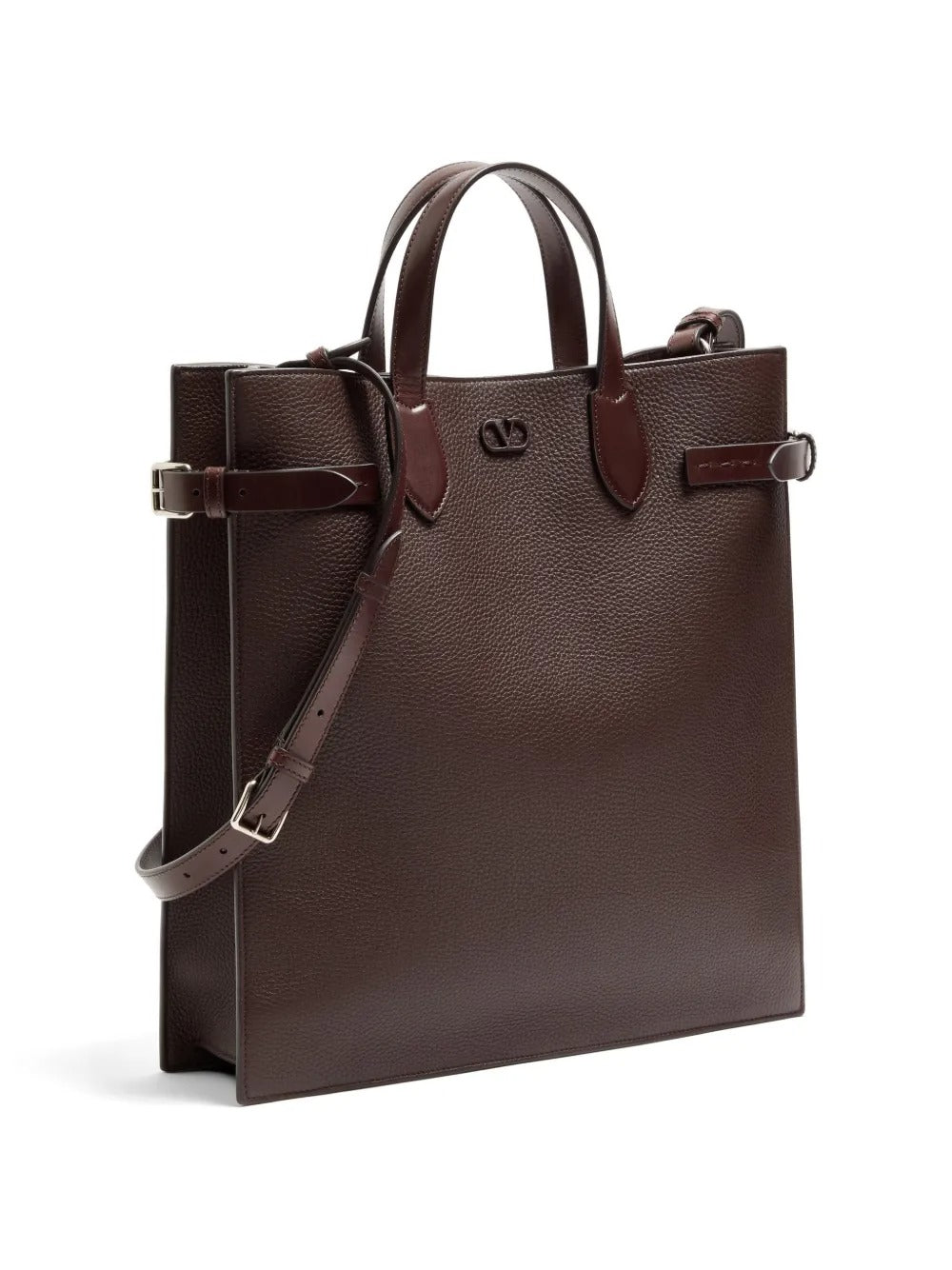 Antibes medium shopping bag in grained leather-VALENTINO-Verso