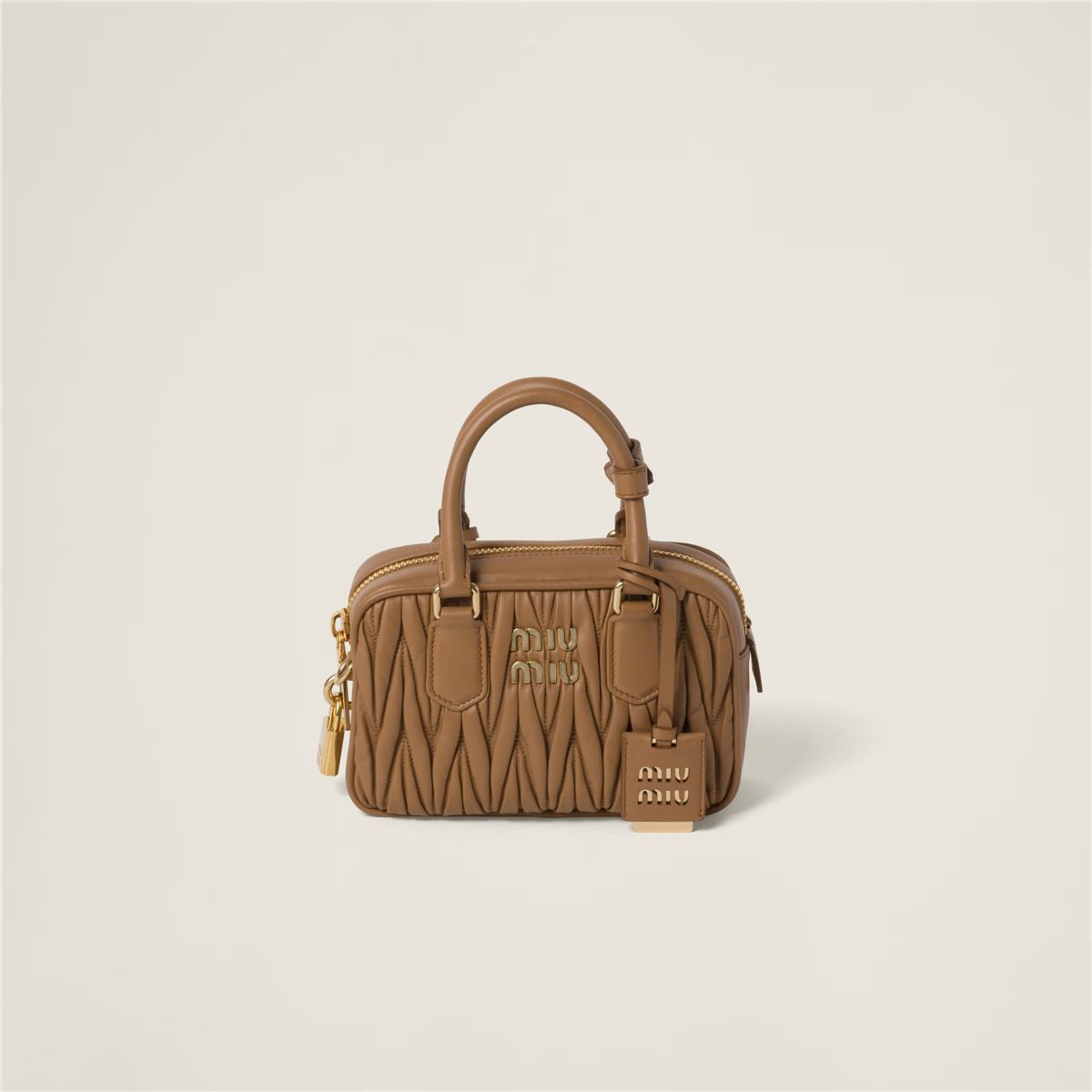 Arcadie matelassé nappa leather bag
