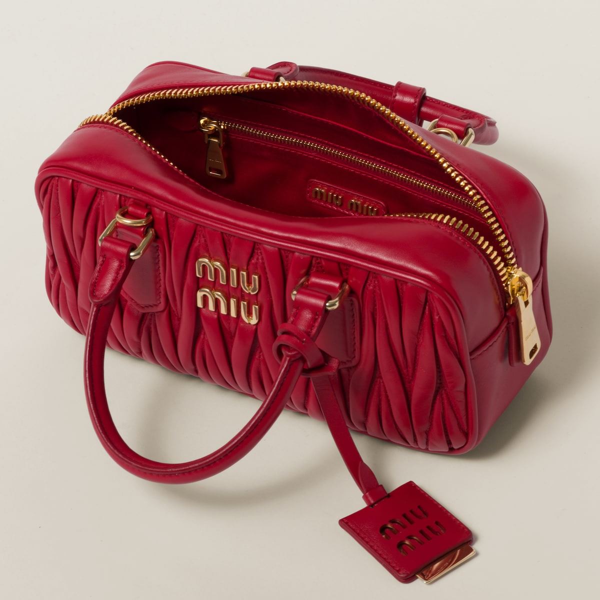 ARCADIE MATELASSÉ NAPPA LEATHER BAG -  MIU MIU -  Verso
