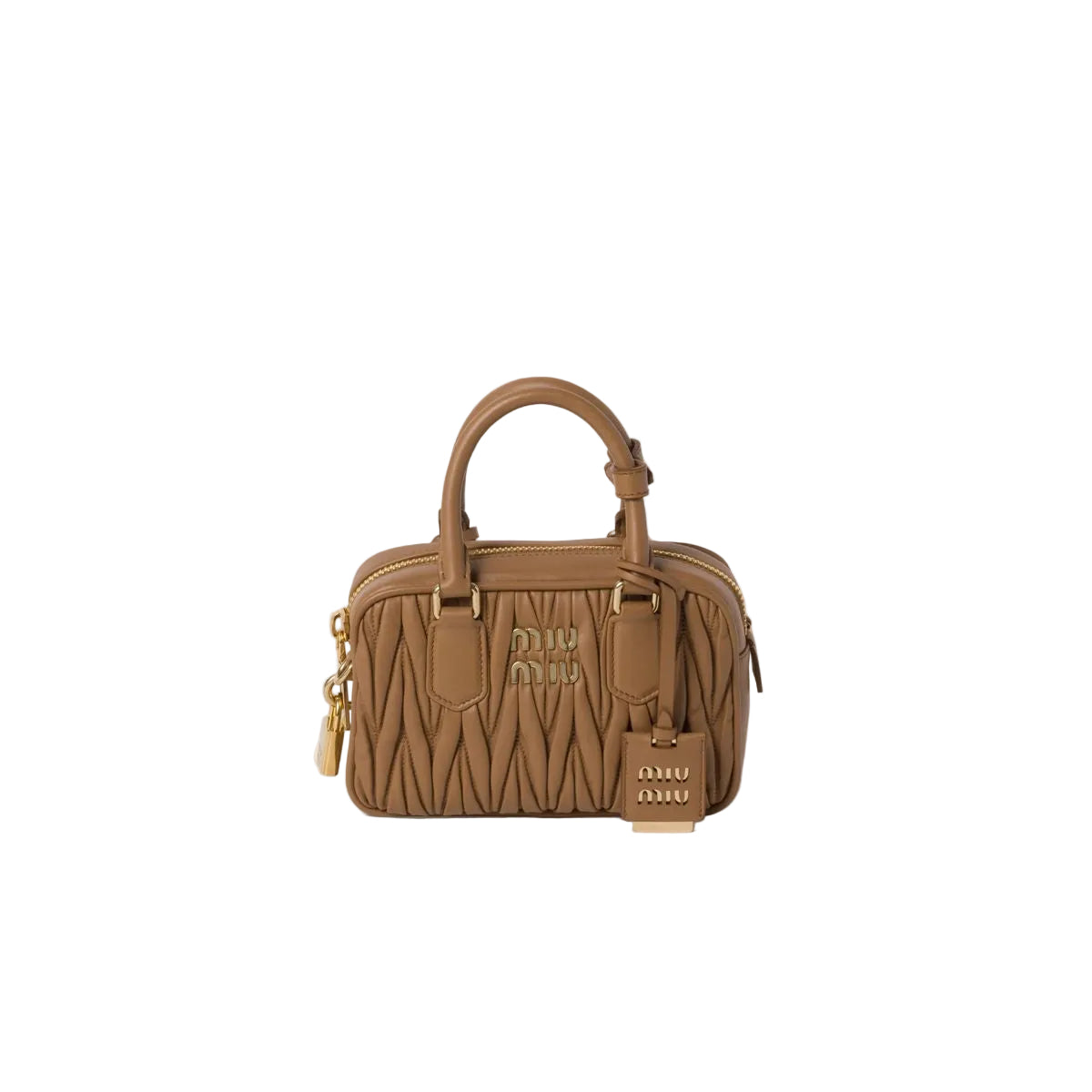 Arcadie matelassé nappa leather bag