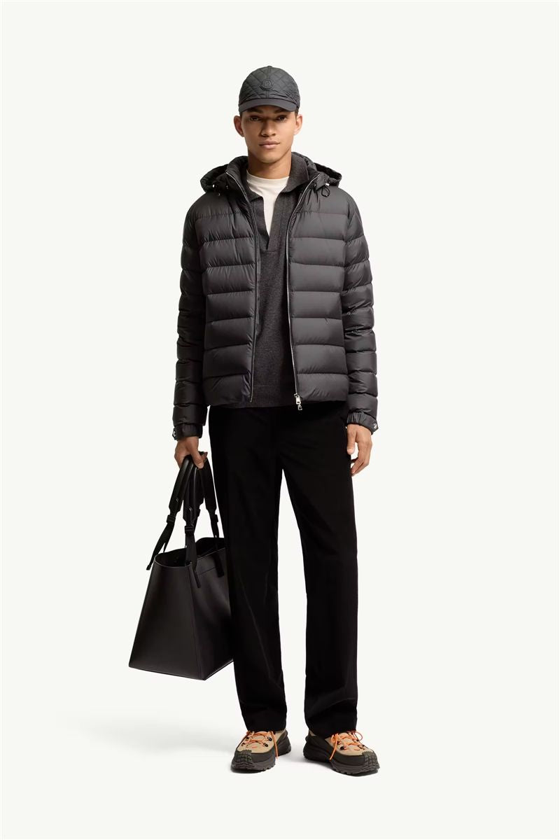 Arneb hooded short down jacket-MONCLER-Verso