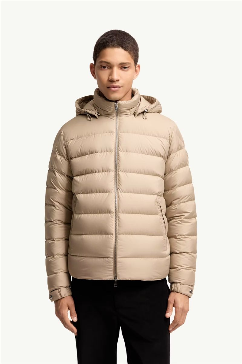Arneb hooded short down jacket-MONCLER-Verso
