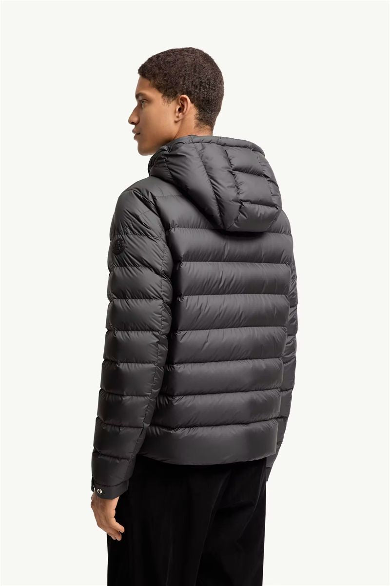 Arneb hooded short down jacket-MONCLER-Verso