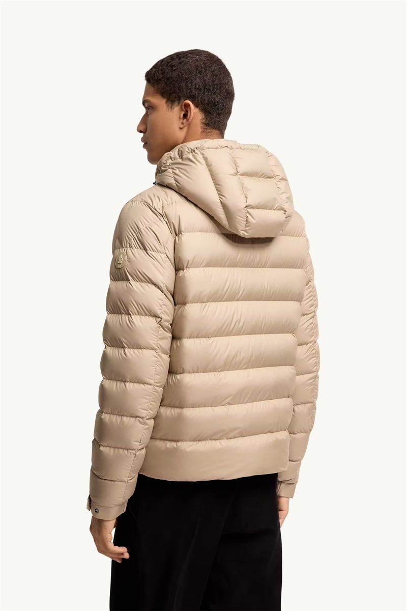 Arneb hooded short down jacket-MONCLER-Verso