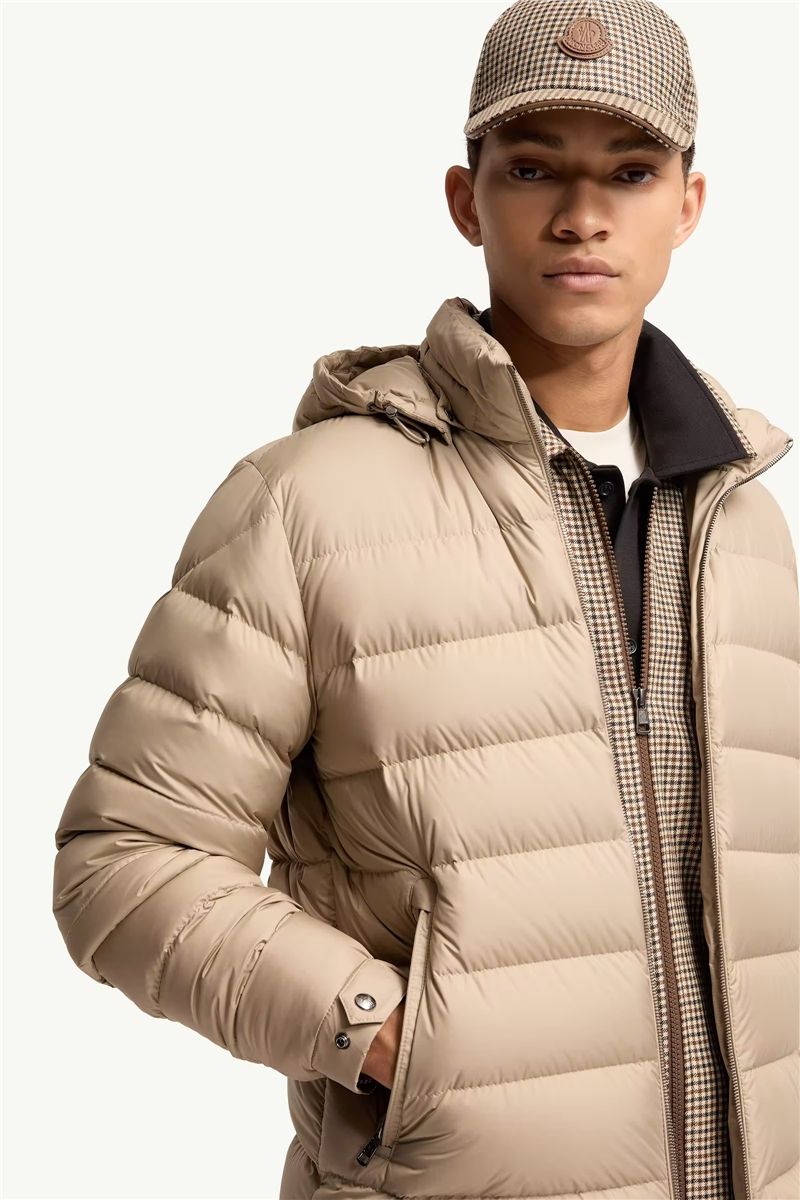 Arneb hooded short down jacket-MONCLER-Verso