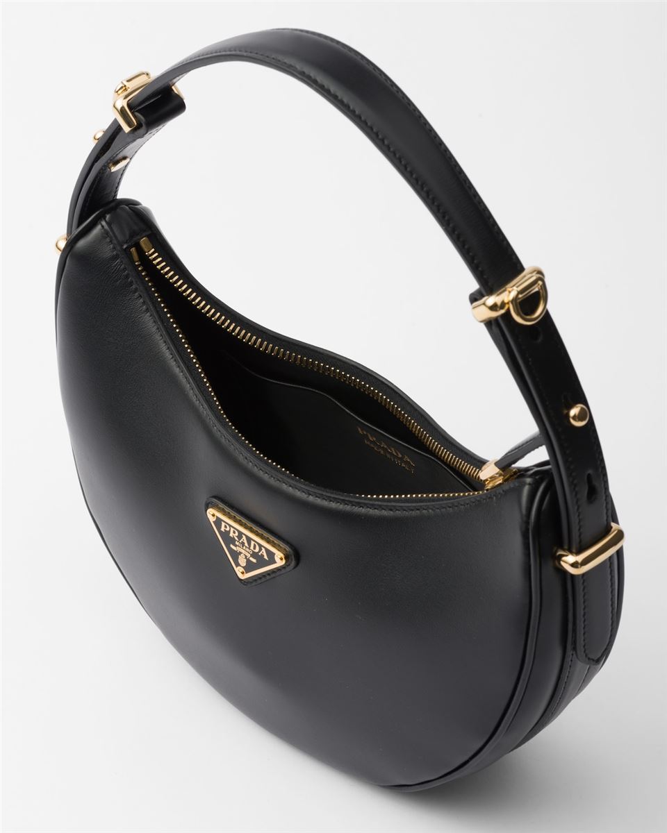 arqué small leather shoulder bag-PRADA-Verso